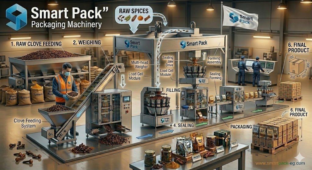 دليل احترافي لتصنيع التوابل من الطحن حتى التعبئة مع تحقيق أعلى جودة إنتاجية