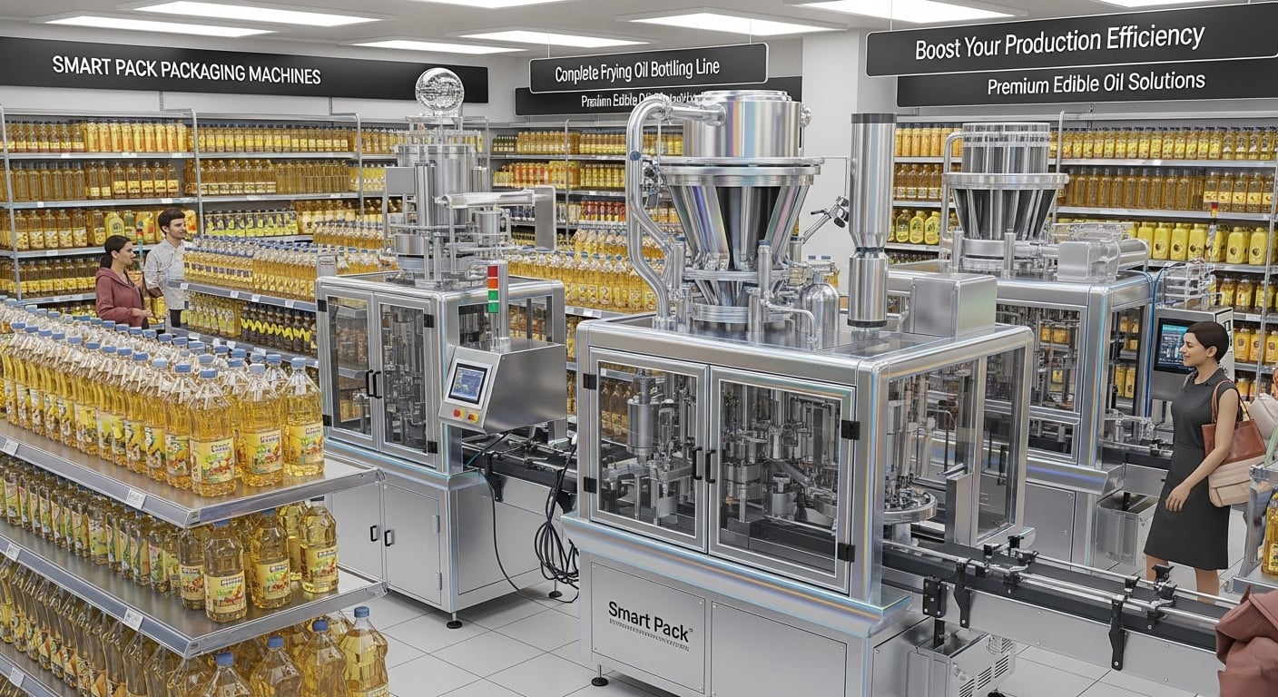 ماكينات تعبئة وتغليف زيت القلى وأفضل أنواع زيوت القلي فى مصر