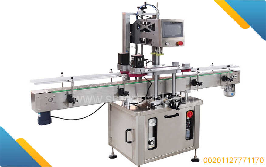 Automatic cap locking machine