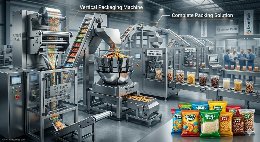 التقنيات الحديثه وتطور مجال ماكينات تعبئة وتغليف المنتجات فى مصر