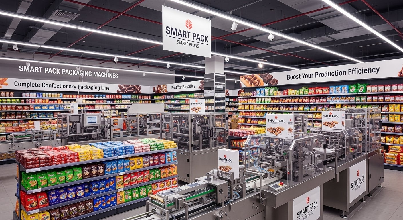 انواع الحلويات وماكينات تعبئة وتغليف المنتج وخط الانتاج الخاص به فى مصر 
