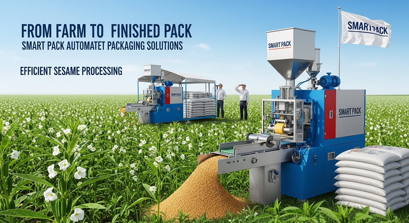 Information about sesame and sesame packing machines in Egypt production line and benefits