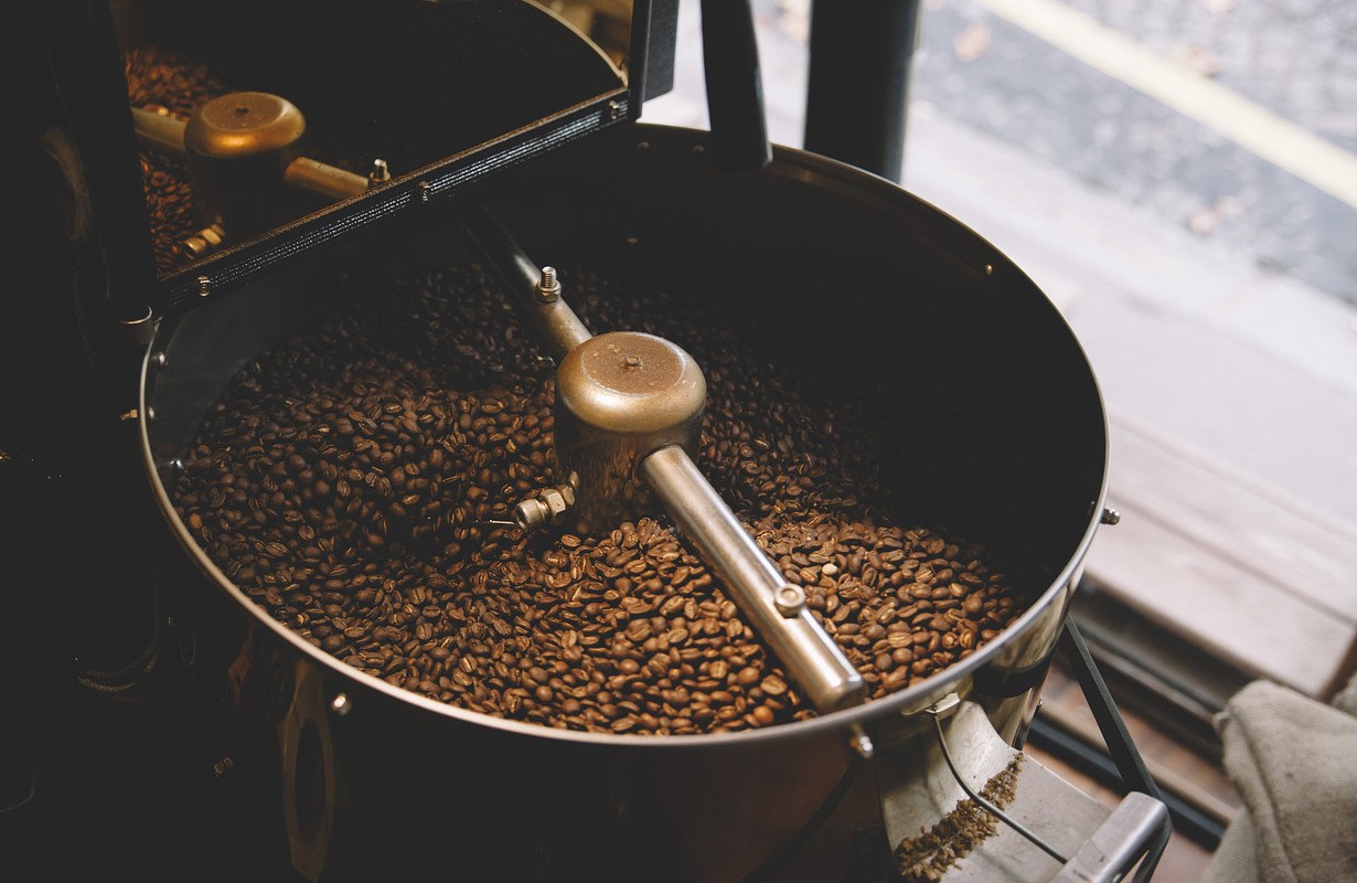 coffee roasting line