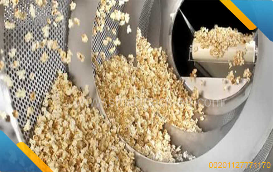 Popcorn production line