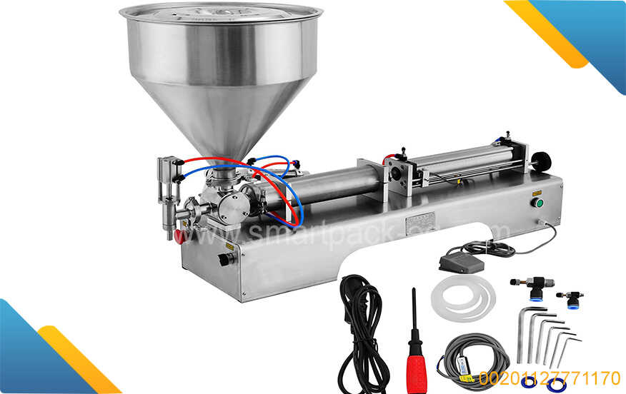 Semi-automatic liquid filling machine - Liquid soap - Frying oil - Shampoo - Detergents - Creams - Juice - Mineral water - Hand sanitizer - Alcohol - Disinfectants - Oil