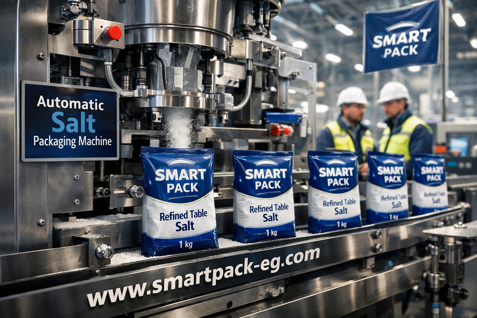 استثمر في صناعة ملح الطعام: دراسة جدوى شاملة لخطوط الإنتاج والتعبئة في مصر