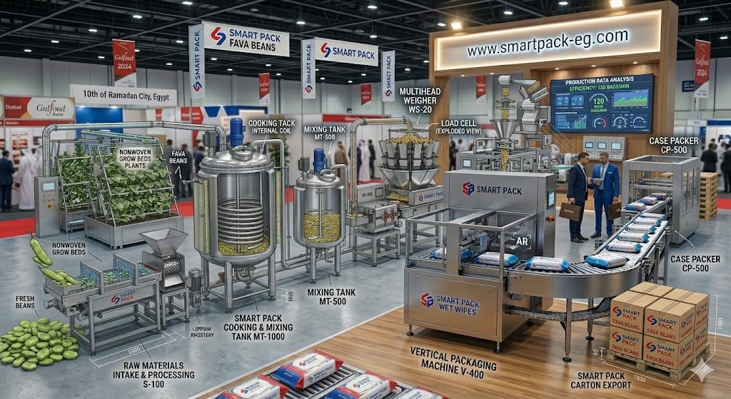 ابدأ مشروع تعبئة وتغليف الفول وحقق أرباحًا مستقرة بتكلفة تشغيل منخفضة