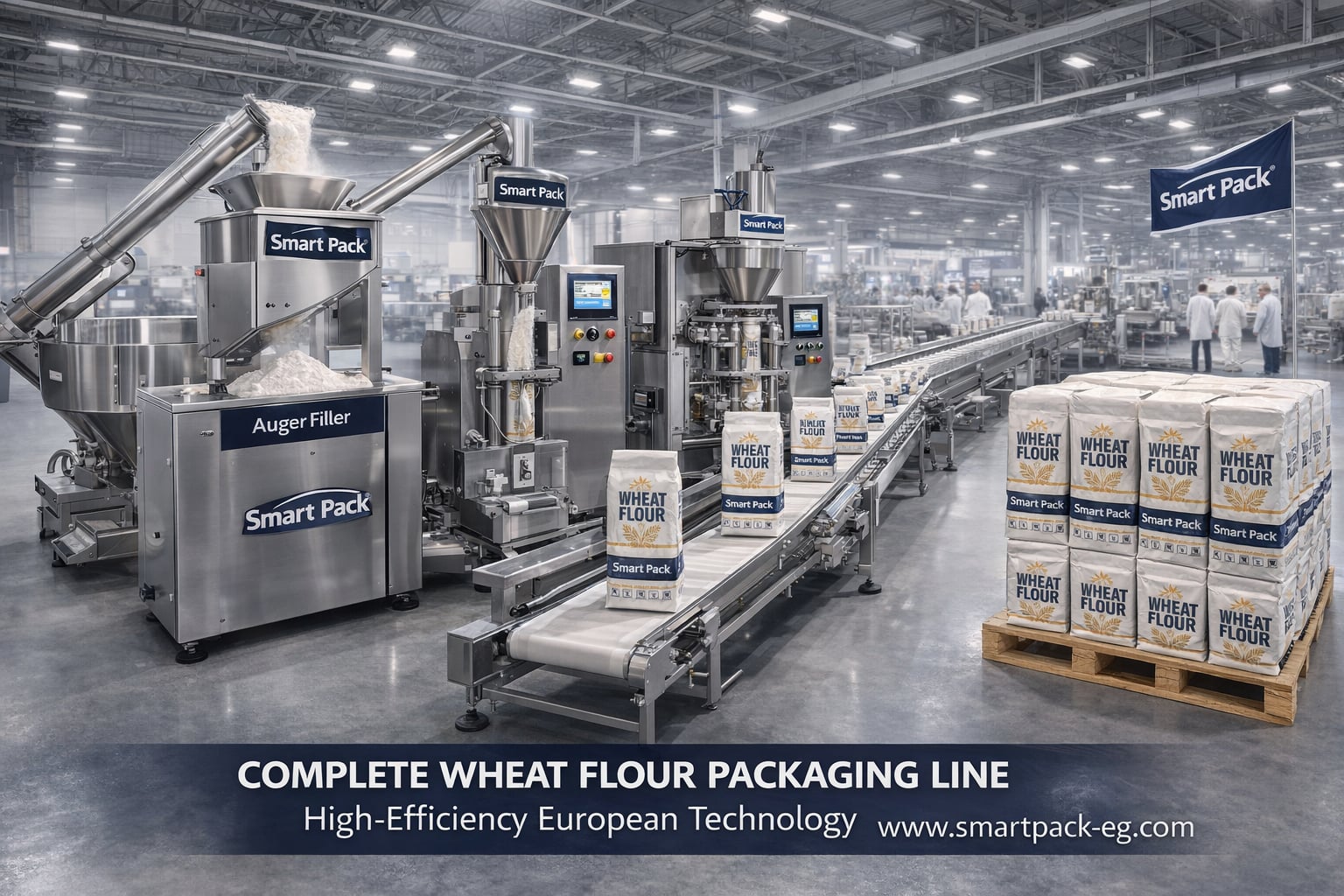 استثمر في تصنيع الدقيق: ماكينة تعبئة وتغليف لزيادة الإنتاج وتعظيم الأرباح