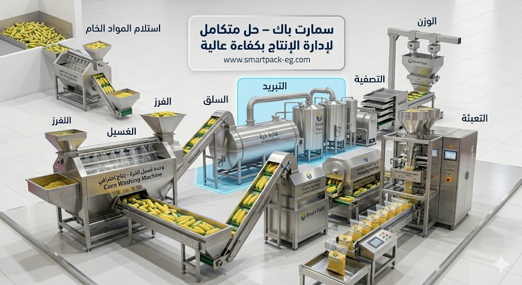 Start a full corn boiling line and gain easier marketing and higher profits