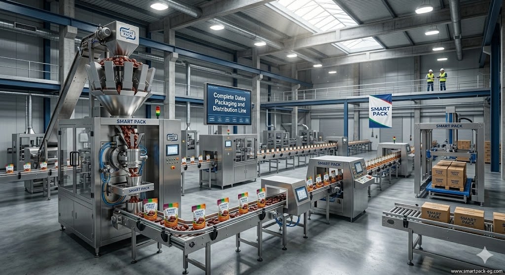 طوّر مصنع التمور في مصر بخطوط تعبئة وتغليف متطورة وأنظمة توزيع عالية الكفاءة