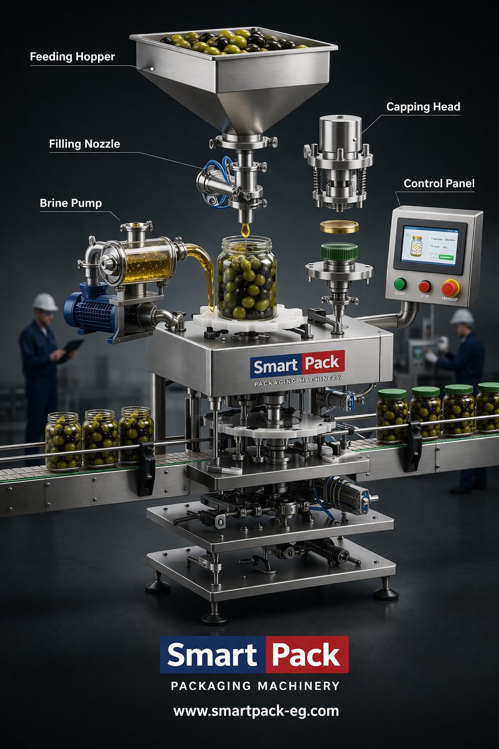 دراسه جدوي عن ماكينة تعبئة وتغليف الزيتون الاسود المخلل
