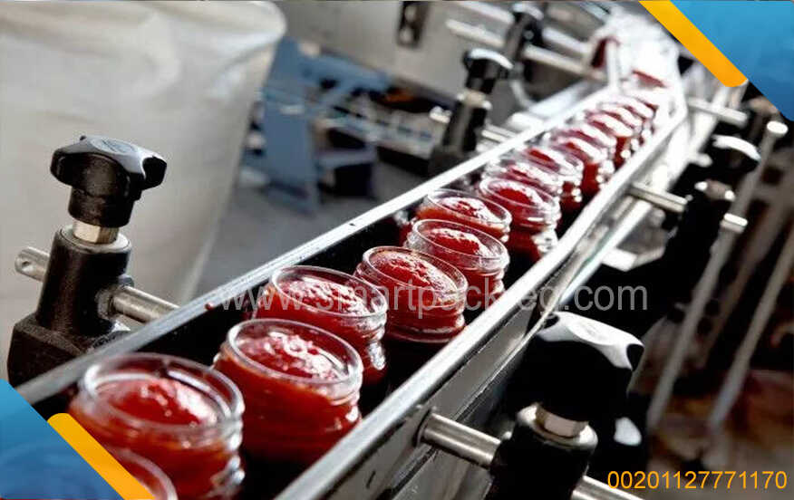 Tomato sauce production and filling line