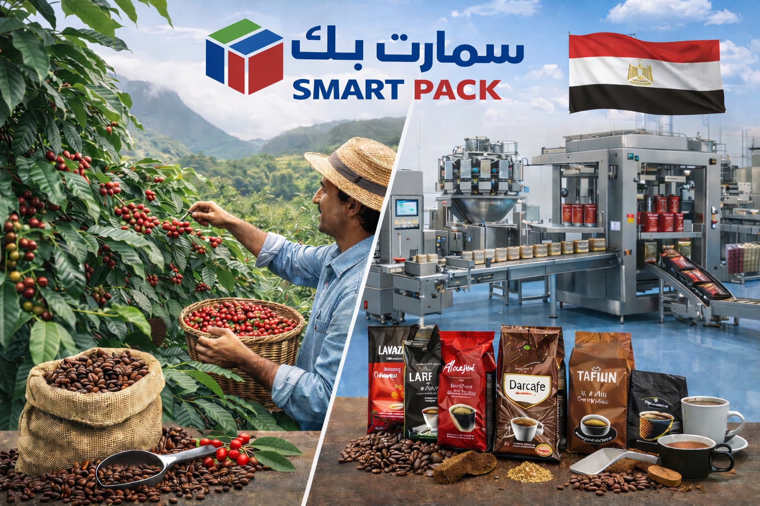 How to grow coffee in Egypt roasting methods and coffee filling and packaging machines