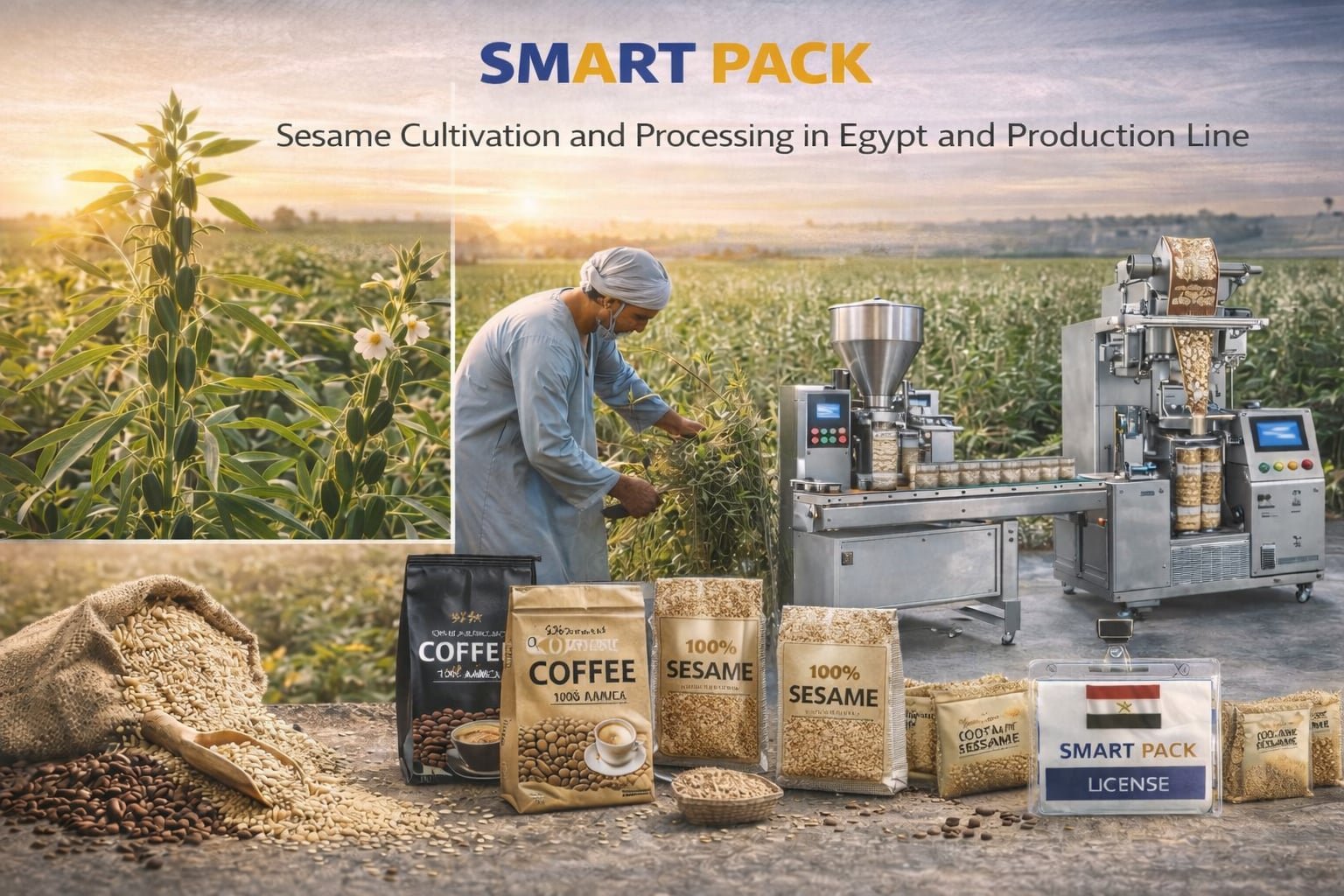 معلومات مفيدة عن زراعة وتعبئة وتغليف السمسم فى مصر تعرف عليها