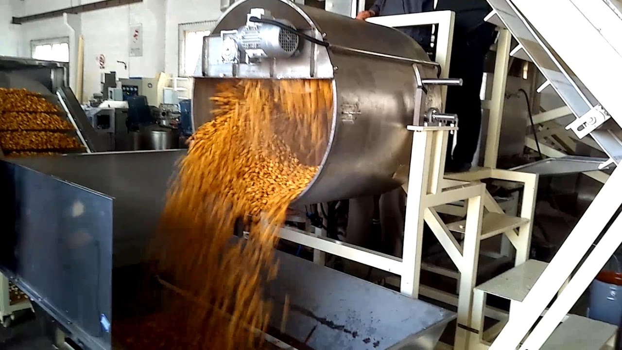 Integrated popcorn production line