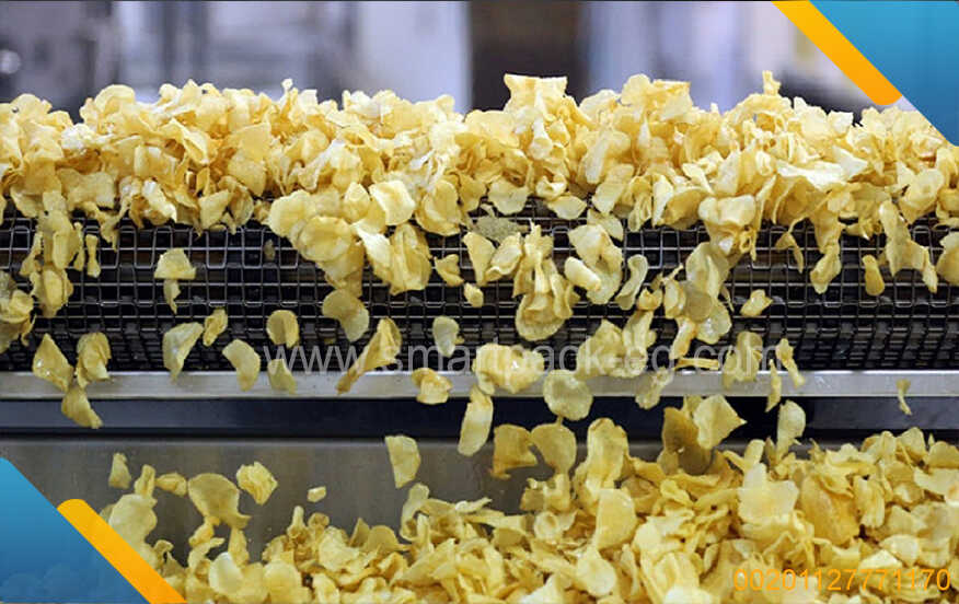 Pallet chips frying line