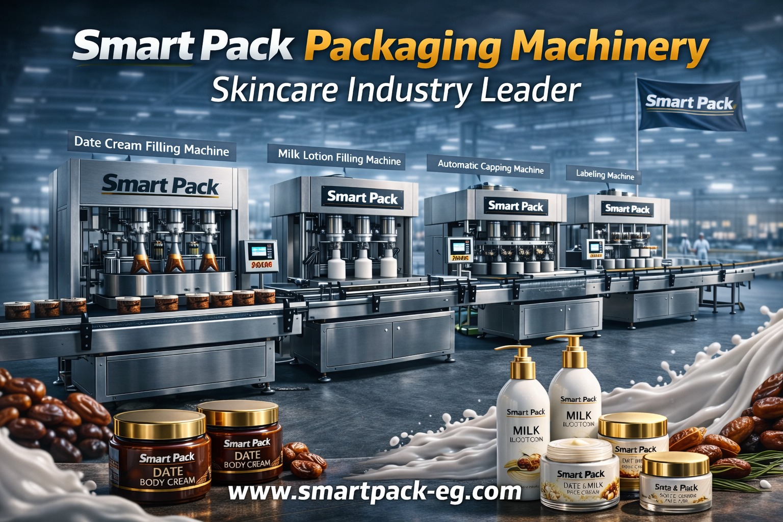 Hurmayı ve sütü gelismis uretim hatlariyla karli kozmetik urunlere donusturun