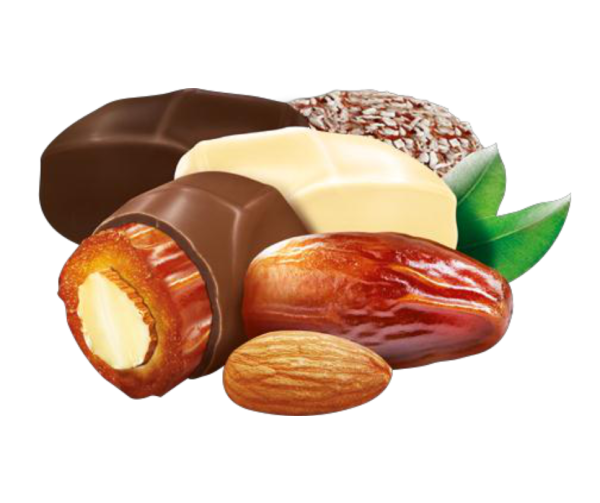 Factory machines for producing, packing and dipping dates in chocolate, its types, 