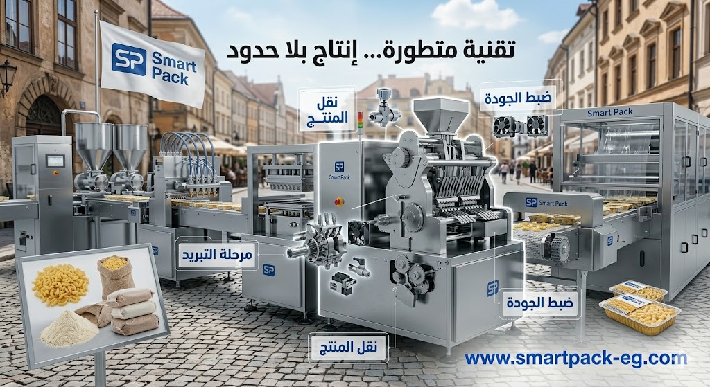 Turn your food product into a major profit chance with a pasta chicken tray line