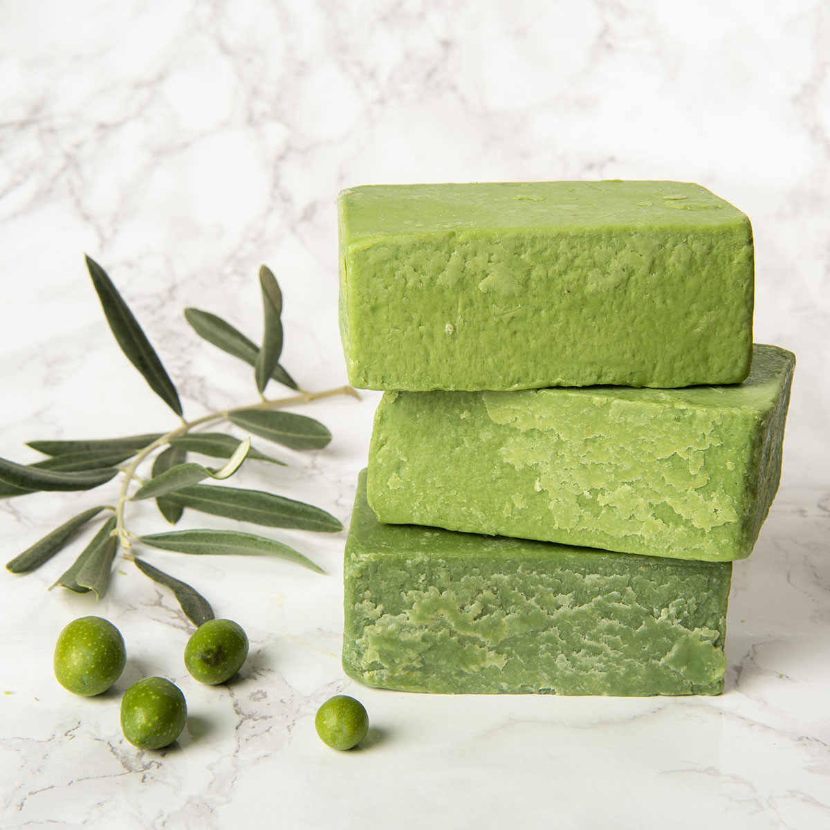 Making olive oil soap